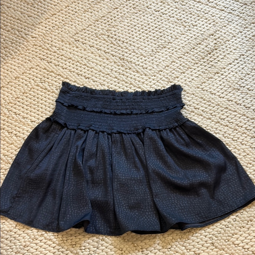 Mustard Seed Navy Mini Skirt